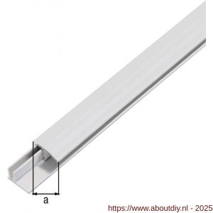 GAH Alberts afsluitprofiel Duo aluminium zilver geeloxeerd 22 mm 1 m SB - A51500655 - afbeelding 2