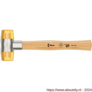 Wera 100 kunststof hamer met Celidor kop nummer 6x51 mm - A227400005 - afbeelding 1