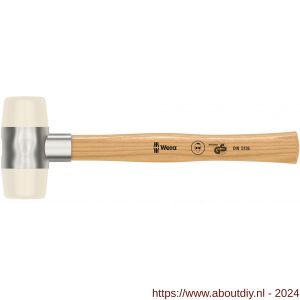 Wera 101 kunststof hamer met nylon kop nummer 7x61 mm - A227400027 - afbeelding 1