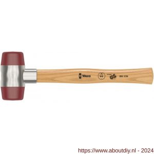 Wera 102 kunststof hamer met Uretan kop nummer 7x61 mm - A227400041 - afbeelding 1