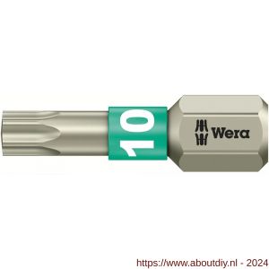 Wera 3867/1 TS Torx bit RVS TX 10x25 mm - A227402358 - afbeelding 1