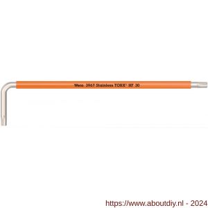 Wera 3967 SXL HF Torx stiftsleutel Multicolour vasthoudfunctie lang RVS TX 30x195 mm - A227400932 - afbeelding 1
