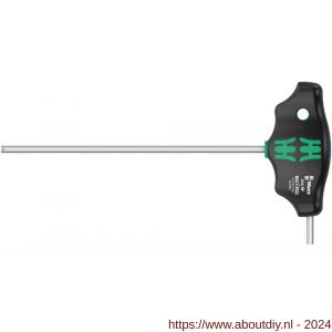 Wera 454 HF T-greep zeskant-schroevendraaier Hex-Plus vasthoudfunctie duims 9/64 inch x 150 mm - A227401013 - afbeelding 1