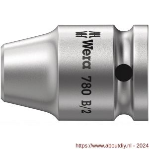 Wera 780 B 3/8 inch bit adapter artikelnummer 780 B/2x5/16 inch x 30 mm - A227401453 - afbeelding 1