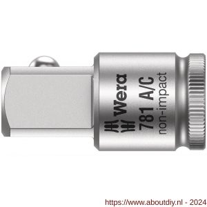 Wera 781 A 1/4 inch dopsleutel adapter 781 A/C 1/2 inch x 36 mm x 1/4 inch - A227403705 - afbeelding 1