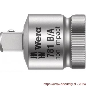 Wera 781 B 3/8 inch dopsleutel adapter 781 B/A 1/4 inch 27 mm x 3/8 inch - A227403718 - afbeelding 1