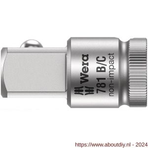 Wera 781 B 3/8 inch dopsleutel adapter 781 B/C 1/2 inch x 36 mm x 3/8 inch - A227403719 - afbeelding 1