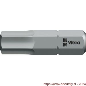 Wera 840/1 BTZ zeskant bit inbus 6x25 mm - A227401636 - afbeelding 1