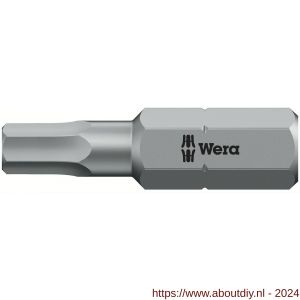 Wera 840/1 Z zeskant bit Hex-Plus inbus 4x25 mm - A227401575 - afbeelding 1