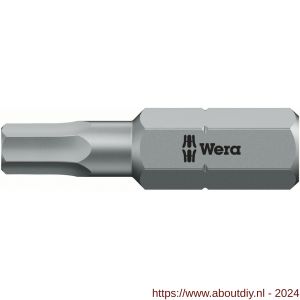 Wera 840/1 Z zeskant bit Hex-Plus inbus 1/16 inch x 25 mm - A227403113 - afbeelding 1