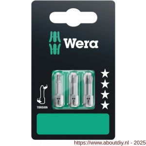 Wera 851/1 TZ bit Phillips PH 1-3x25 mm 3 delig - A227402507 - afbeelding 2