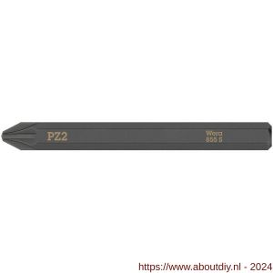 Wera 855 S Pozidriv kruiskopbit voor slagschroevendraaier PZ 2x70 mm - A227403565 - afbeelding 1
