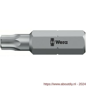 Wera 867/1 Z Torx BO bit met boring TX 25x25 mm - A227402229 - afbeelding 1