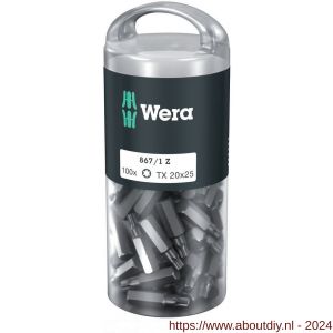 Wera 867/1 Torx bit DIY 100 TX 20x25 mm 100 delig Pro-Box - A227402451 - afbeelding 1