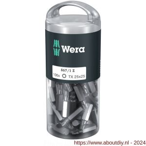 Wera 867/1 Torx bit DIY 100 TX 25x25 mm 100 delig Pro-Box - A227402452 - afbeelding 1