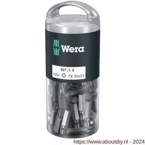 Wera 867/1 Torx bit DIY 100 TX 30x25 mm 100 delig Pro-Box - A227402454 - afbeelding 1
