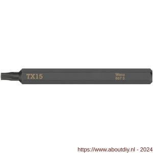 Wera 867 S Torx bit voor slagschroevendraaier TX 15x70 mm - A227403585 - afbeelding 1