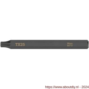 Wera 867 S Torx bit voor slagschroevendraaier TX 25x70 mm - A227403587 - afbeelding 1