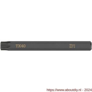 Wera 867 S Torx bit voor slagschroevendraaier TX 40x70 mm - A227403589 - afbeelding 1