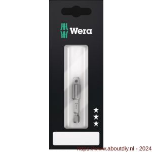 Wera 870/4 bit adapter ZB 1/4 inch x 50 mm - A227403007 - afbeelding 1