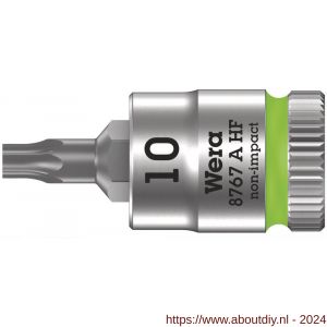 Wera 8767 A HF Torx Zyklop bitdop met 1/4 inch aandrijving vasthoudfunctie TX 10x28 mm - A227403671 - afbeelding 1