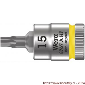 Wera 8767 A HF Torx Zyklop bitdop met 1/4 inch aandrijving vasthoudfunctie TX 15x28 mm - A227403672 - afbeelding 1