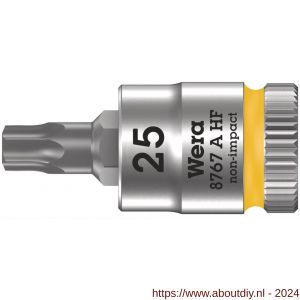 Wera 8767 A HF Torx Zyklop bitdop met 1/4 inch aandrijving vasthoudfunctie TX 25x28 mm - A227403674 - afbeelding 1