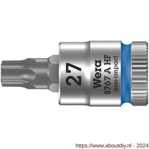 Wera 8767 A HF Torx Zyklop bitdop met 1/4 inch aandrijving vasthoudfunctie TX 27x28 mm - A227403676 - afbeelding 1