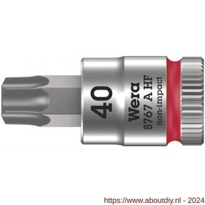 Wera 8767 A HF Torx Zyklop bitdop met 1/4 inch aandrijving vasthoudfunctie TX 40x28 mm - A227403680 - afbeelding 1
