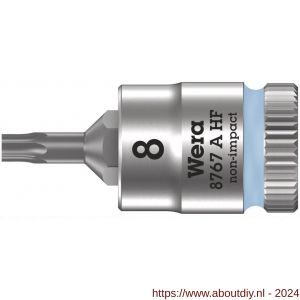 Wera 8767 A HF Torx Zyklop bitdop met 1/4 inch aandrijving vasthoudfunctie TX 8x28 mm - A227403669 - afbeelding 1