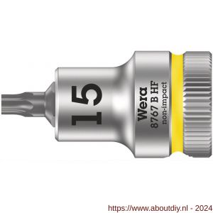 Wera 8767 B HF Torx Zyklop bitdop met 3/8 inch aandrijving vasthoudfunctie TX 15x35 mm - A227400090 - afbeelding 1