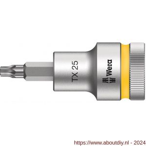 Wera 8767 C HF Torx Zyklop bitdop met 1/2 inch aandrijving vasthoudfunctie TX 25x60 mm - A227400368 - afbeelding 1