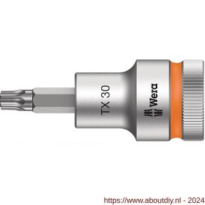 Wera 8767 C HF Torx Zyklop bitdop met 1/2 inch aandrijving vasthoudfunctie TX 30x60 mm - A227400370 - afbeelding 1