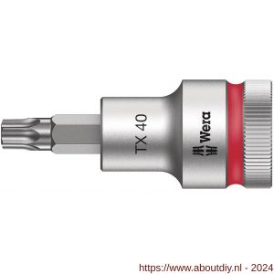 Wera 8767 C HF Torx Zyklop bitdop met 1/2 inch aandrijving vasthoudfunctie TX 40x60 mm - A227400371 - afbeelding 1