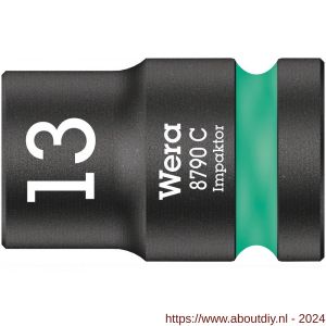 Wera 8790 C Impaktor dop met 1/2 inch aandrijving 13x38 mm - A227400500 - afbeelding 1