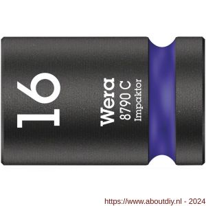 Wera 8790 C Impaktor dop met 1/2 inch aandrijving 16x38 mm - A227400503 - afbeelding 1