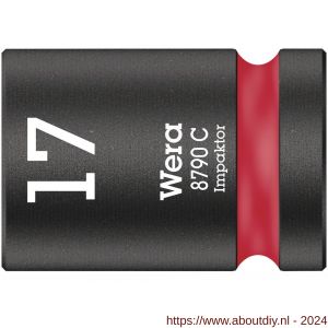 Wera 8790 C Impaktor dop met 1/2 inch aandrijving 17x38 mm - A227400504 - afbeelding 1