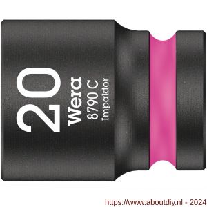 Wera 8790 C Impaktor dop met 1/2 inch aandrijving 20x38 mm - A227400507 - afbeelding 1