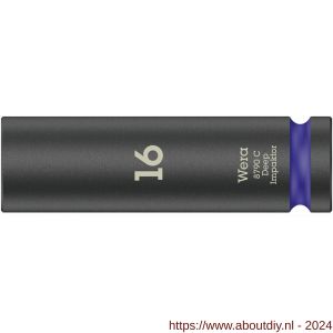 Wera 8790 C Impaktor Deep dop met 1/2 inch aandrijving 16x83 mm - A227403710 - afbeelding 1