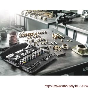 Wera 8100 ZB 11 Zyklop Metal dopsleutel ratelset omschakelpal 3/8 inch aandrijving inch maten 29 delig - A227400423 - afbeelding 3