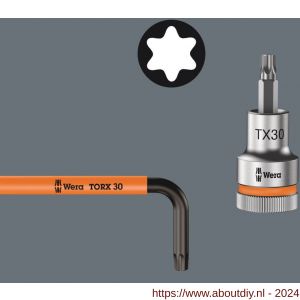 Wera 967 SXL HF Torx stiftsleutel Multicolour vasthoudfunctie lang TX 8x90 mm - A227401128 - afbeelding 5
