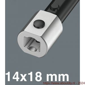 Wera Click-Torque X 5 draaimomentsleutel voor insteekgereedschappen 60-300 Nm 14x18x60-300 Nm - A227403803 - afbeelding 3