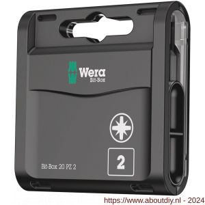 Wera Bit-Box 20 PZ bit set Pozidriv PZ 2x25 mm 20 delig - A227401792 - afbeelding 1