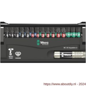 Wera Bit-Check 30 Impaktor 2 bit set 30 delig - A227401782 - afbeelding 2