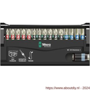 Wera Bit-Check 30 Stainless 1 bit set 30 delig - A227402408 - afbeelding 2