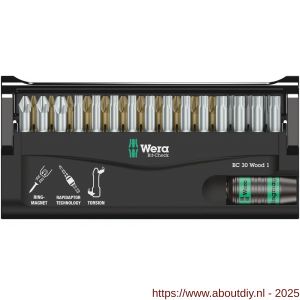 Wera Bit-Check 30 Wood 1 bit set 30 delig - A227401698 - afbeelding 2