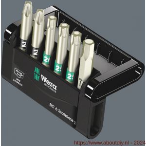 Wera Bit-Check 6 Stainless 1 ZB bit set 6 delig - A227402598 - afbeelding 4