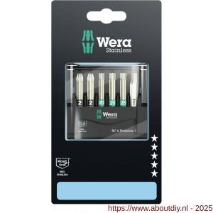 Wera Bit-Check 6 Stainless 1 ZB bit set 6 delig - A227402598 - afbeelding 2