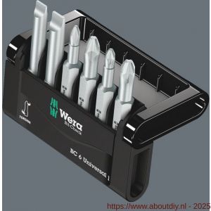 Wera Bit-Check 6 Universal 1 bit set 6 delig - A227401609 - afbeelding 3