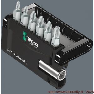 Wera Bit-Check 7 PZ Universal 1 bit set Pozidriv 7 delig - A227401570 - afbeelding 3